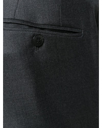 Pantalon en laine gris foncé Caruso