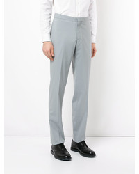 Pantalon en laine gris Cerruti