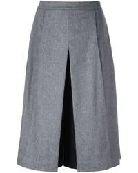Pantalon en laine gris Diane von Furstenberg