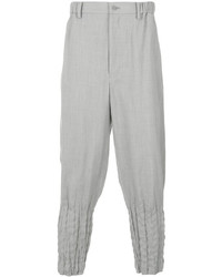 Pantalon en laine gris Issey Miyake