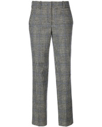 Pantalon en laine imprimé gris Ermanno Scervino