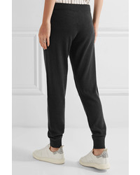 Pantalon en laine imprimé noir Bella Freud