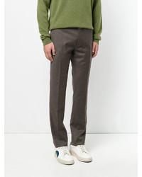 Pantalon en laine marron Paul Smith