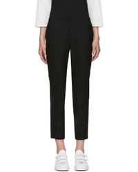 Pantalon en laine noir 6397