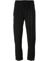 Pantalon en laine noir Ann Demeulemeester