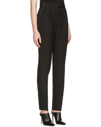 Pantalon en laine noir Pallas