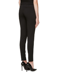 Pantalon en laine noir Versus