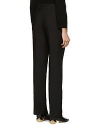 Pantalon en laine noir Valentino