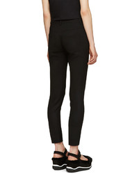 Pantalon en laine noir Miu Miu