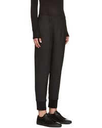 Pantalon en laine noir Neil Barrett