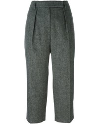 Pantalon en laine noir Brunello Cucinelli