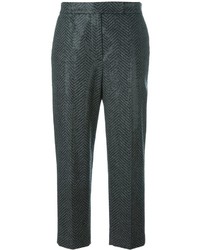 Pantalon en laine noir Brunello Cucinelli