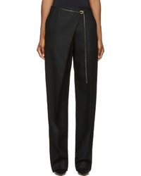 Pantalon en laine noir Calvin Klein Collection