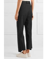 Pantalon en laine noir MM6 MAISON MARGIELA