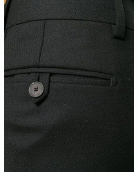 Pantalon en laine noir Les Hommes