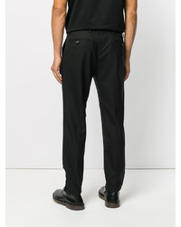 Pantalon en laine noir Les Hommes