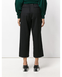 Pantalon en laine noir MM6 MAISON MARGIELA