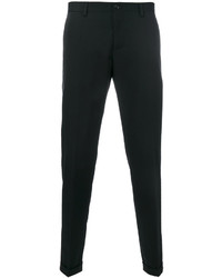 Pantalon en laine noir Dolce & Gabbana