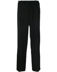 Pantalon en laine noir Forte Forte