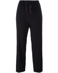 Pantalon en laine noir Forte Forte