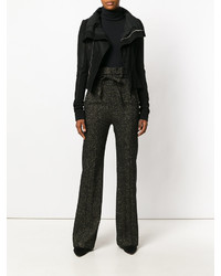 Pantalon en laine noir Ann Demeulemeester