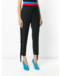 Pantalon en laine noir Marco De Vincenzo