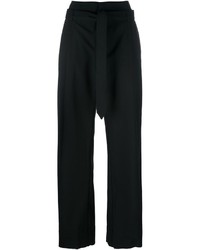 Pantalon en laine noir Hope