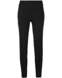 Pantalon en laine noir Incotex