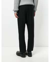 Pantalon en laine noir Jil Sander