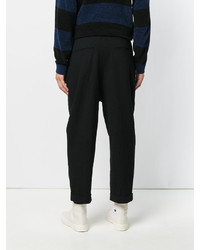 Pantalon en laine noir Miharayasuhiro