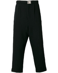 Pantalon en laine noir Miharayasuhiro