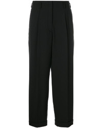 Pantalon en laine noir Odeeh