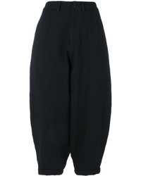 Pantalon en laine noir Societe Anonyme