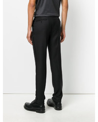 Pantalon en laine noir Alexander McQueen