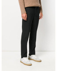 Pantalon en laine noir MSGM