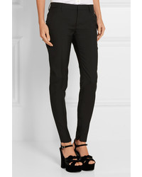 Pantalon en laine noir Saint Laurent