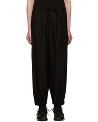 Pantalon en laine noir Y-3