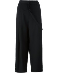 Pantalon en laine noir Y's