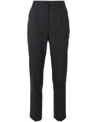 Pantalon en laine plissé gris foncé Dolce & Gabbana