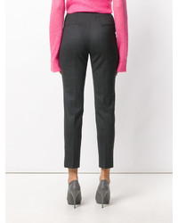 Pantalon en laine plissé gris foncé Dolce & Gabbana