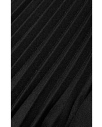 Pantalon en laine plissé noir Facetasm