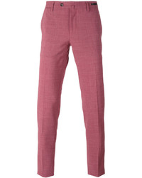 Pantalon en laine rouge