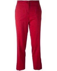 Pantalon en laine rouge Etro