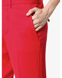 Pantalon en laine rouge Marni