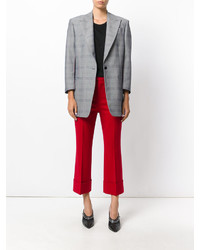 Pantalon en laine rouge Dsquared2