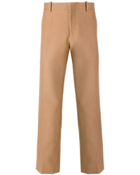 Pantalon en laine tabac