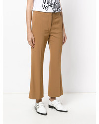 Pantalon en laine tabac Stella McCartney