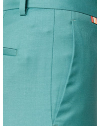Pantalon en laine turquoise Paul Smith