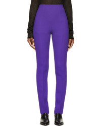 Pantalon en laine violet CNC Costume National