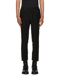 Pantalon en lin noir